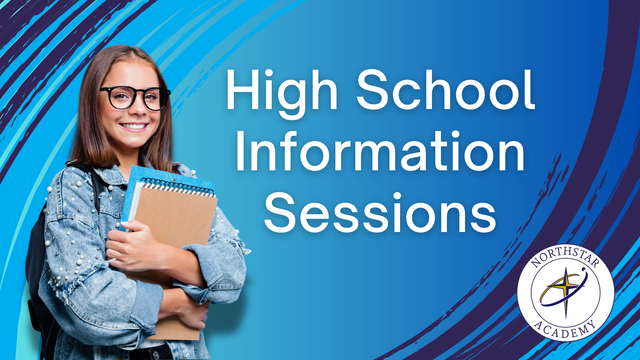 Graphic with Title for High School Information Sessions